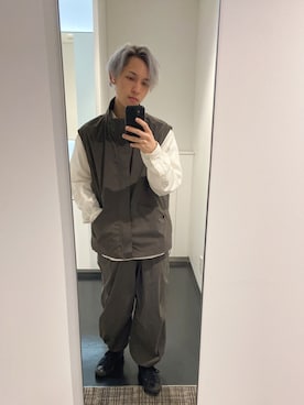 「ベストコーデ」｜「アイテム（セットアップ）」を使った、sin72さん（メンズ・173cm）の春コーディネート