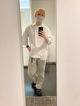 「WYM LIDNM（ウィム バイ リドム）のアイテム（その他シューズ）」を使った、sin72さん（メンズ・173cm）の秋コーディネート