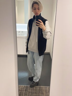 「WYM LIDNM（ウィム バイ リドム）のアイテム（その他シューズ）」を使った、sin72さん（メンズ・173cm）の春コーディネート