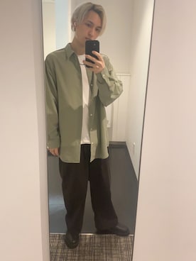 「WYM LIDNM（ウィム バイ リドム）のアイテム（その他シューズ）」を使った、sin72さん（メンズ・173cm）の春コーディネート