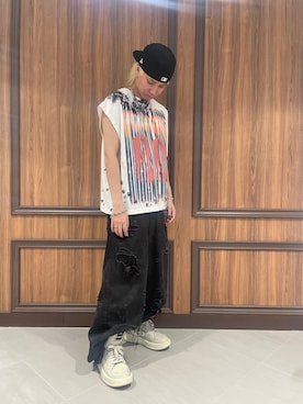 「DANKE SCHON（ダンケシェーン）のアイテム」を使った、DAISUKEさん（メンズ・171cm）の夏コーディネート
