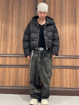 「DANKE SCHON（ダンケシェーン）のアイテム（ブルゾン）」を使った、DAISUKEさん（メンズ・171cm）の秋コーディネート