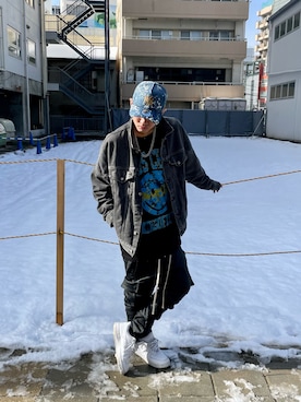 DAISUKEさん（メンズ・171cm）の冬コーディネート