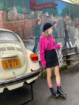 「Have a good time（ハバグッタイム）のアイテム」を使った、mioさん（レディース・155cm）の秋コーディネート