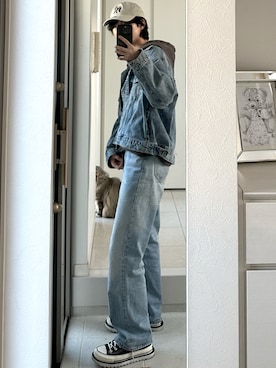「N（エヌ）のアイテム（シューズ）」を使った、sさん（メンズ・168cm）の冬コーディネート