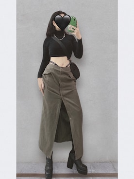 Trần Thuさん（レディース・154cm）の春コーディネート