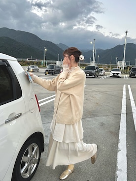 「WA ORiental TRaffic（ダブルエーオリエンタルトラフィック）のアイテム」を使った、hylさん（レディース・168cm）の秋コーディネート