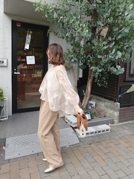 hylさん（骨格ナチュラル・レディース・168cm）の秋コーディネート