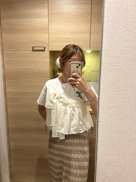 「LIAN（リアン）のアイテム」を使った、hylさん（レディース・168cm）の夏コーディネート