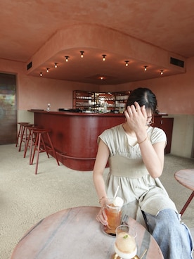 「シャーリング」｜hylさん（レディース・168cm）の夏コーディネート