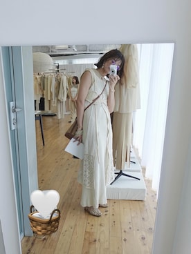 「アイテム（その他トップス）」を使った、hylさん（レディース・168cm）の夏コーディネート