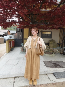 「titivate（ティティベイト）のアイテム（ワンピース/ドレス）」を使った、hylさん（レディース・168cm）の春コーディネート