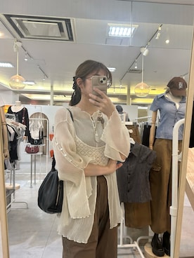「LE MORE（リモア）のアイテム」を使った、hylさん（レディース・168cm）の夏コーディネート