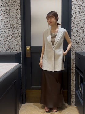 「Te chichi（テチチ）のアイテム」を使った、シンちゃんさん（レディース・160cm）の夏コーディネート