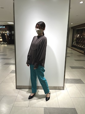 「新生活」｜「アイテム（パンツ）」を使った、シンちゃんさん（レディース・160cm）の春コーディネート