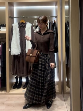 「Te chichi（テチチ）のアイテム（その他シューズ）」を使った、シンちゃんさん（レディース・160cm）の秋コーディネート