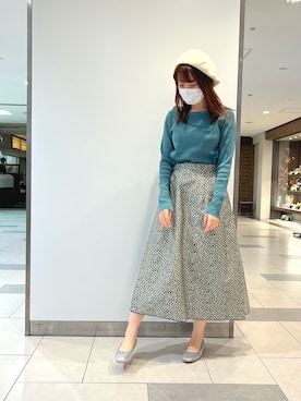 「Te chichi（テチチ）のアイテム（ハンチング/ベレー帽）」を使った、シンちゃんさん（レディース・160cm）の秋コーディネート
