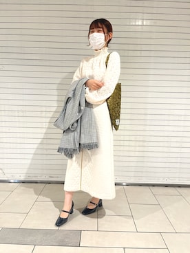「Te chichi CLASSIC（テチチクラシック）のアイテム（トップス）」を使った、シンちゃんさん（レディース・160cm）の秋コーディネート
