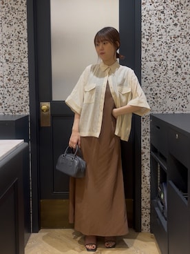 「Te chichi（テチチ）のアイテム」を使った、シンちゃんさん（レディース・160cm）の夏コーディネート
