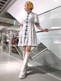 PAMEO POSE パメオポーズ　MACAU LACE MINI DRESS PAMEO POSE（パメオポーズ）の「Macau Lace Mini Dress