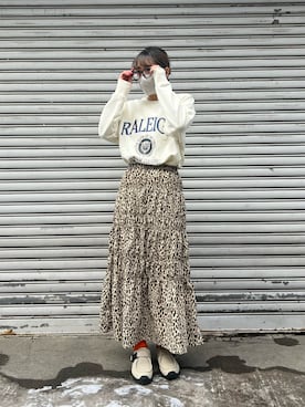 山下   凜乃さん（レディース・163cm）の冬コーディネート