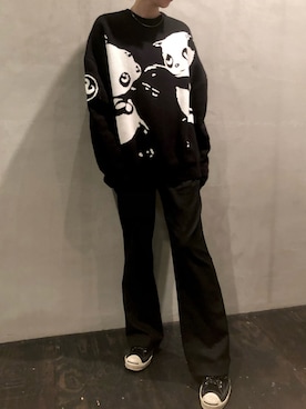 「RICHARDSON（リチャードソン）のアイテム」を使った、がっきーさん（レディース・163cm）の秋コーディネート