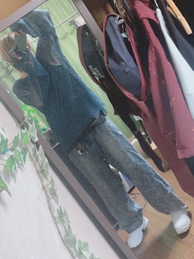 「FILA（フィラ）のアイテム（シューズ）」を使った、easy_easyさん（メンズ・177cm）の夏コーディネート