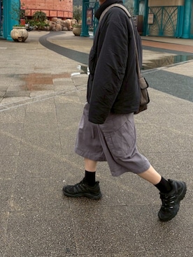 「SAN SAN GEAR（サンサンギア）のアイテム」を使った、きりはらさん（メンズ・168cm）の冬コーディネート