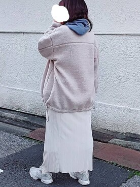 「LEPSIM（レプシィム）のアイテム（ノーカラーコート）」を使った、ki✿さん（レディース・161cm）の秋コーディネート