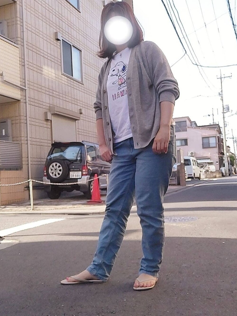 IENA（イエナ）の「pasha リネンコットン片畦ラグランVネック