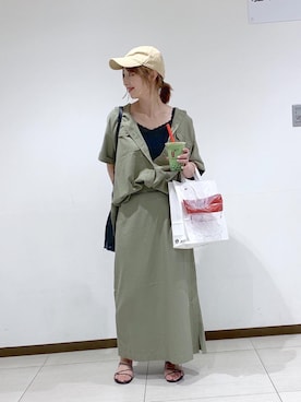「レプシィム(LEPSIM)」｜「アイテム（その他）」を使った、hanaeさん（レディース・160cm）の夏コーディネート