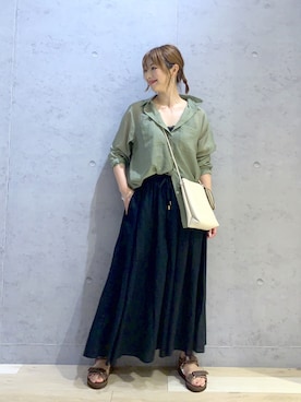 「レプシィム(LEPSIM)」｜「アイテム（その他）」を使った、hanaeさん（レディース・160cm）の夏コーディネート
