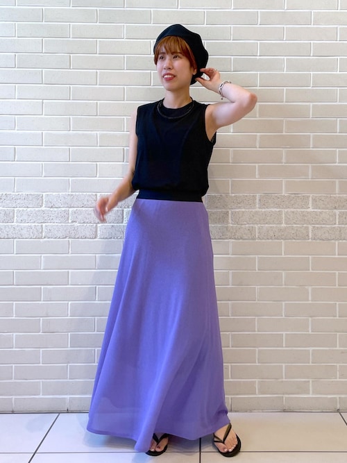 SunaUna　ROPE　シンシア・ローリーなど　スカート6点 TALLサイズ 〕 【セットアップ対応】リネンシアーラッセル タイト