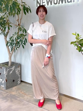 「アイテム（ハンドバッグ）」を使った、SAYAさん（レディース・159cm・30代）の夏コーディネート