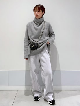 「クリーミーコットン」｜SAYAさん（レディース・159cm）の秋コーディネート