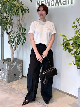 「アイテム（パンプス）」を使った、SAYAさん（レディース・159cm）の夏コーディネート