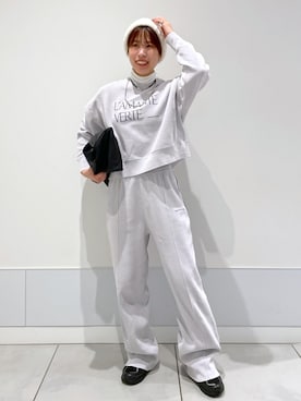 「クリーミーコットン」｜SAYAさん（レディース・159cm）の秋コーディネート