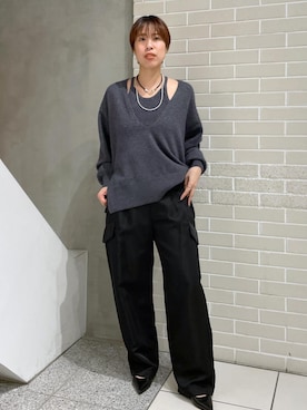 SAYAさん（レディース・159cm）の冬コーディネート