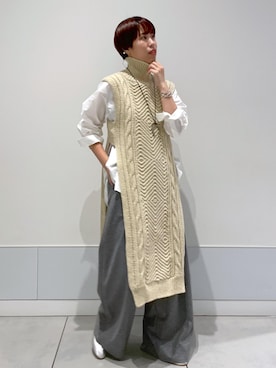 「エイトン」｜SAYAさん（レディース・159cm）の秋コーディネート
