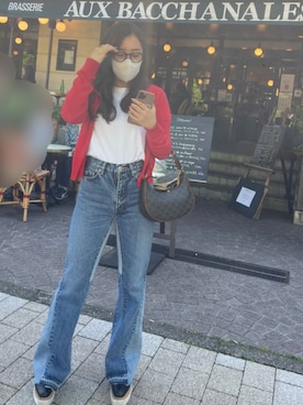 「STELLA McCARTNEY（ステラマッカートニー）のアイテム（スニーカー）」を使った、まきさん（レディース・158cm）の春コーディネート