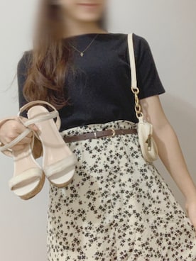 「shein」｜ゆるさん（レディース・158cm）の夏コーディネート