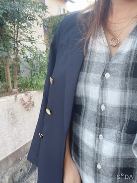 「スナイデル」｜「アイテム（シャツワンピース）」を使った、ao____wearさん（レディース・150cm）の秋コーディネート