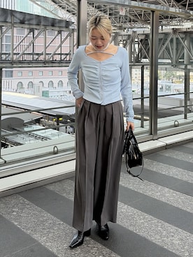 kurumi_.mfmさん（レディース・158cm）の冬コーディネート