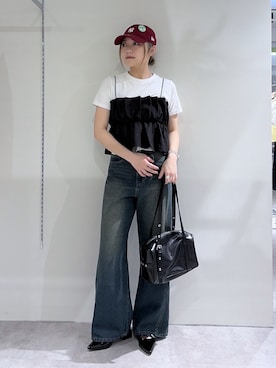 「FREE'S MART（フリーズマート）のアイテム」を使った、kurumi_.mfmさん（レディース・158cm）の春コーディネート