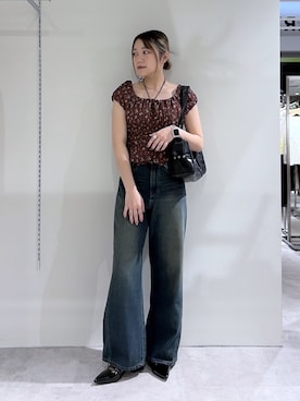 「FREE'S MART（フリーズマート）のアイテム」を使った、kurumi_.mfmさん（レディース・158cm）の春コーディネート