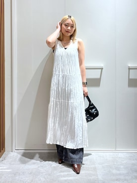 「FREE'S MART（フリーズマート）のアイテム」を使った、kurumi_.mfmさん（レディース・158cm）の夏コーディネート