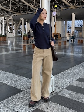 「FREE'S MART（フリーズマート）のアイテム」を使った、kurumi_.mfmさん（レディース・158cm）の冬コーディネート