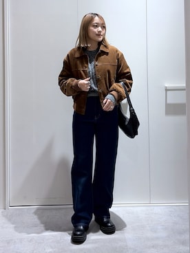 「FREE'S MART（フリーズマート）のアイテム」を使った、kurumi_.mfmさん（レディース・158cm）の秋コーディネート