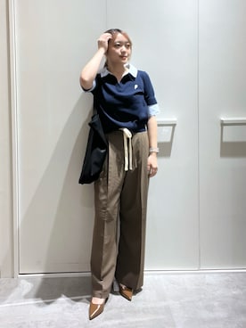「FREE'S MART（フリーズマート）のアイテム（パンプス）」を使った、kurumi_.mfmさん（レディース・158cm）の夏コーディネート