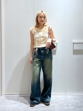 「FREE'S MART（フリーズマート）のアイテム」を使った、kurumi_.mfmさん（レディース・158cm）の夏コーディネート
